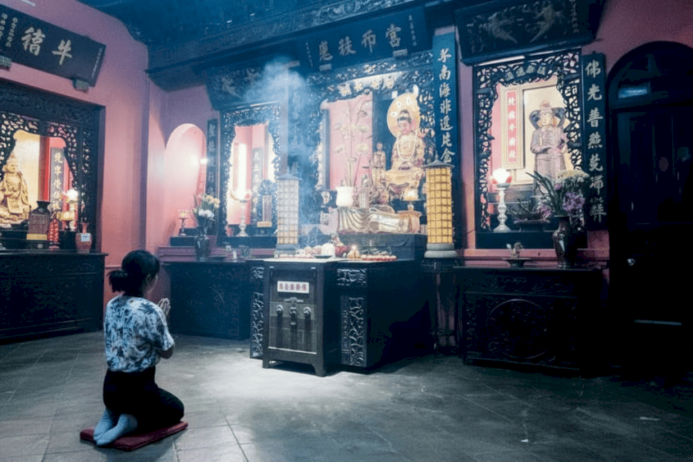 The Main Hall of the Jade Emperor Pagoda is the spiritual heart of the temple